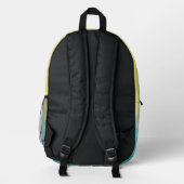 Felder des Lichts Bedruckter Rucksack (Rückseite)