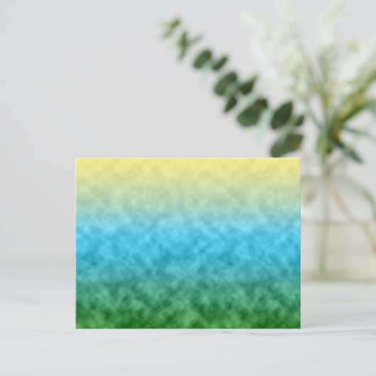 Felder des Lichts Postkarte (Stehend Vorderseite)