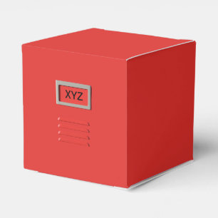 Felder für benutzerdefinierte Monogramm-Vorzugsfel Geschenkschachtel