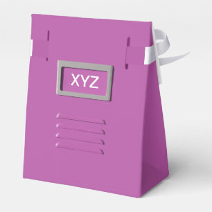 Felder für benutzerdefinierte Monogramm-Vorzugsfel Geschenkschachtel