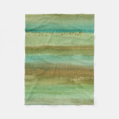 Felder im Frühjahr I Fleecedecke (Vorderseite)