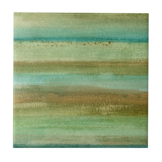 Felder im Frühjahr I Fliese (Vorderseite)