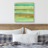 Felder im Frühjahr I Leinwanddruck (Insitu (Schlafzimmer))