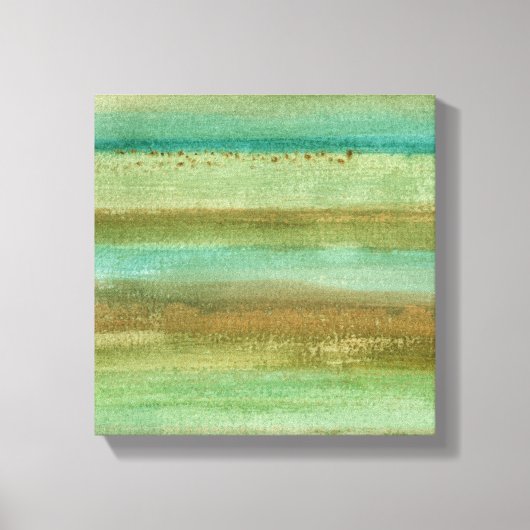 Felder im Frühjahr I Leinwanddruck (Vorderseite)