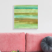 Felder im Frühjahr I Leinwanddruck (Insitu (Wohnzimmer))