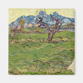 Felder in der Nähe der Alpilles Vincent van Gogh Magnet