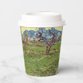Felder in der Nähe der Alpilles Vincent van Gogh Pappbecher (Rückseite)