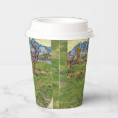 Felder in der Nähe der Alpilles Vincent van Gogh Pappbecher (Rechts)