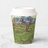 Felder in der Nähe der Alpilles Vincent van Gogh Pappbecher (Vorderseite)