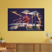 Felder Leinwanddruck (Insitu (Wohnzimmer))