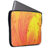 Felder mit goldenem Feuer Laptopschutzhülle (Vorne Rechts)