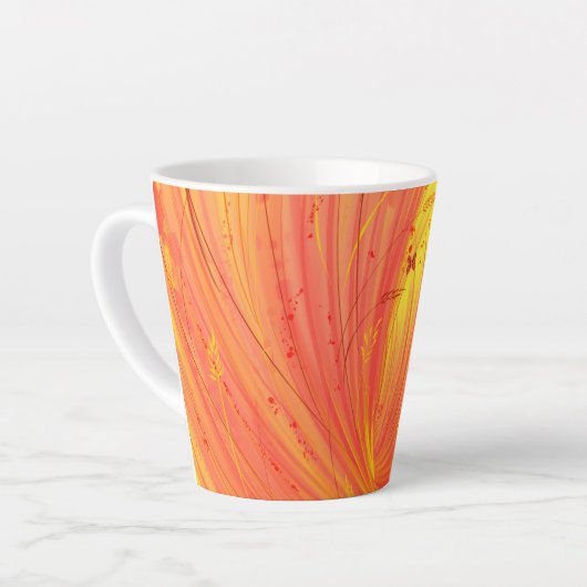 Felder mit goldenem Feuer Milchtasse (Linke Ecke)
