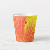 Felder mit goldenem Feuer Milchtasse (Vorderseite)