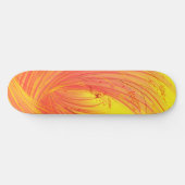 Felder mit goldenem Feuer Skateboard (Horizontal)