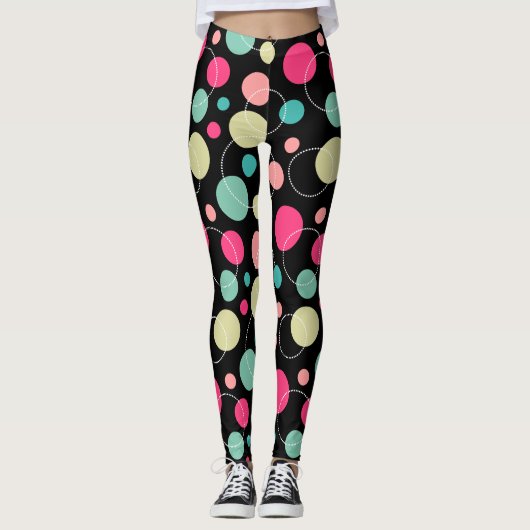 Felder und Kreise 150816 Leggings (Vorderseite)