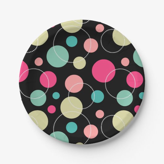 Felder und Kreise 150816 Pappteller (Vorderseite)