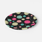 Felder und Kreise 150816 Pappteller (Schrägansicht)