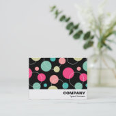 Felder und Kreise 150816 Visitenkarte (Stehend Vorderseite)