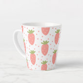 Felder von Erdbeeren Milchtasse (Linke Ecke)