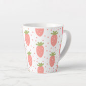 Felder von Erdbeeren Milchtasse (Rechte Ecke)