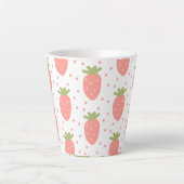 Felder von Erdbeeren Milchtasse (Vorderseite)