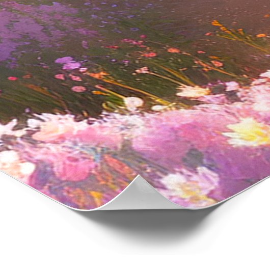 Felder von Lilac Dreams Poster (Ecke)