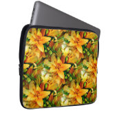 Felder von Lilies...... Laptopschutzhülle (Vorne Rechts)