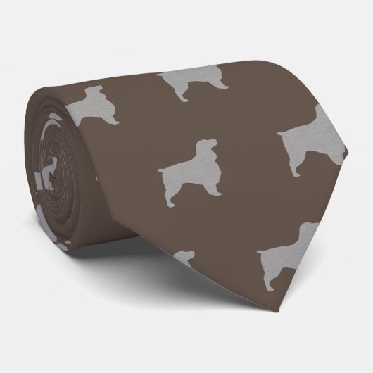 Felderspanel Silhouette Muster Krawatte (Gerollt)