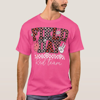 Feldertag Red Team Color Field Trip Team Game Comp T-Shirt