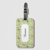 Feldfarben auf grün gepäckanhänger (Vorderseite Vertikal)