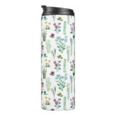 Feldflorale Blume | Thermal Tumbler Thermosbecher (Nach rechts gedreht)