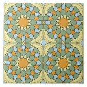 Feldglühen marokkanisches Mosaikmuster Fliese (Vorderseite)