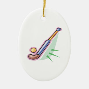 Feldhockey 3 keramikornament