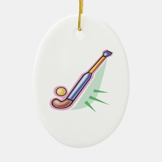 Feldhockey 3 keramikornament (Vorne)