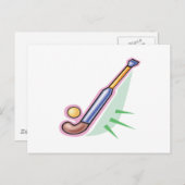 Feldhockey 3 postkarte (Vorne/Hinten)