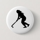 Feldhockey Button (Vorderseite)