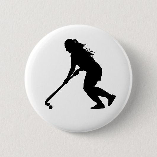 Feldhockey Button (Vorderseite)