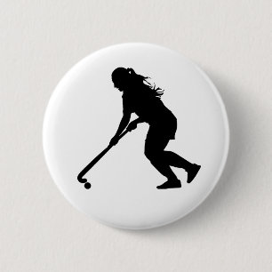 Feldhockey Button
