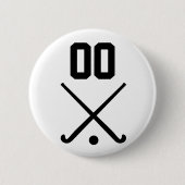 Feldhockey der benutzerdefinierten Nummer Button (Vorderseite)
