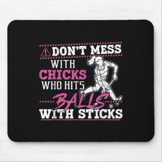 Feldhockey Erwachsenen Humor Stör nicht Hühner Wh Mousepad