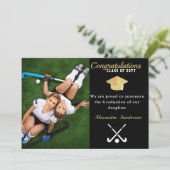 Feldhockey-Foto-Abschluss 2022 Ankündigung (Stehend Vorderseite)