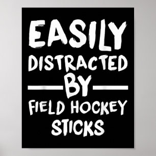 Feldhockey Hockey-Spieler-Outfit für Feldhockey Poster