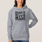 Feldhockey-Hustel, Hit & Niemals aufhören Hoodie (Vorderseite)