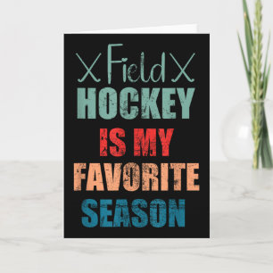Feldhockey ist meine Lieblingssaison Hallenhockey Karte