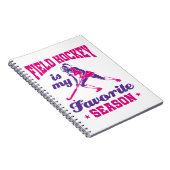 Feldhockey ist meine Lieblingssaison Notizblock (Rechte Seite)