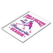 Feldhockey ist meine Lieblingssaison Notizblock (Linke Seite)