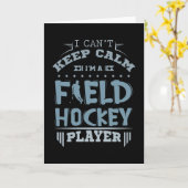 Feldhockey Karte (Gelbe Blume)