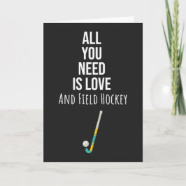 Feldhockey-Karten Kindertrainer Karte