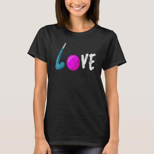 Feldhockey Liebe T-Shirt (Vorderseite)