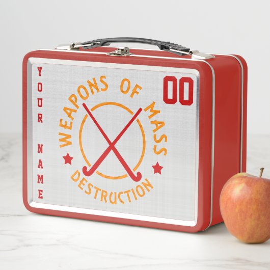 Feldhockey-Lunch-Box mit individueller Anpassung Metall Lunch Box (Beispiel)